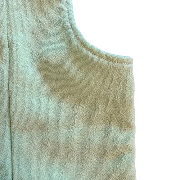 Vintage Seafoam Green Embroidered Clown Sunsuit Romper 0-3 Months - Picture 4 of 6